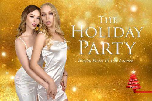 Braylin Bailey, Lily Larimar starring in The Holiday Party - BaDoinkVR (UltraHD 4K 3584p / 3D / VR)