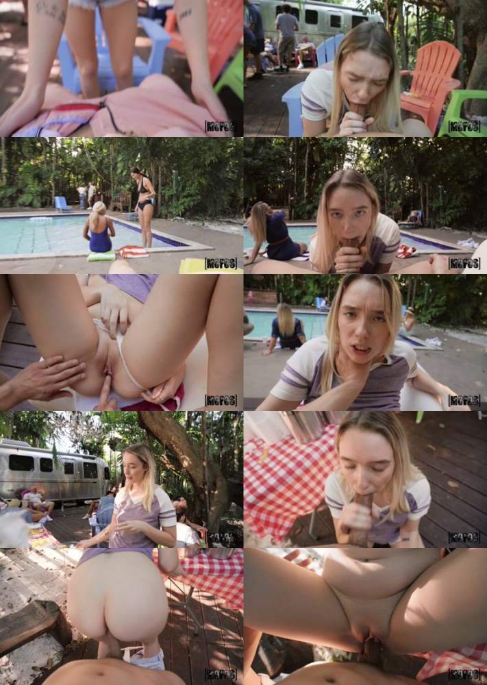 Juliette Mint starring in BBQ BJ - Mofos (SD 480p)