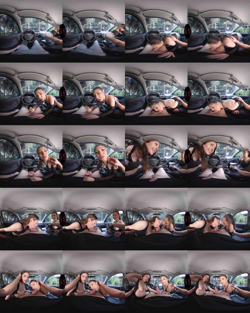 Lindsay Maddox, Deity Bastet starring in Double Car Blowjob - SLR, VRoomed (UltraHD 4K 3072p / 3D / VR)