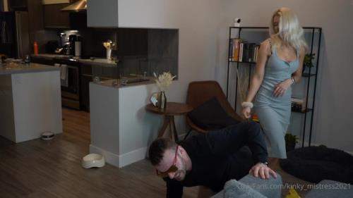 Kinky Mistress starring in Long Grey Dress Busting - SofiaStudios (FullHD 1080p)