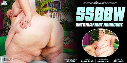Antonia C (41) starring in SSBBW Antonia C. gets her fat pussy pounded in first hardcore scene - Mature.nl (FullHD 1080p)