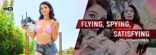 Harley Haze starring in Flying, Spying, Satisfying - VRBangers (UltraHD 4K 3072p / 3D / VR)