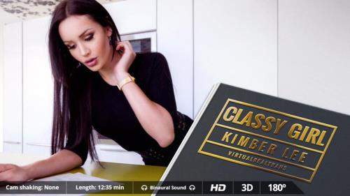 Kimber Lee starring in Classy girl - VirtualRealTrans (UltraHD 2K 1600p / 3D / VR)