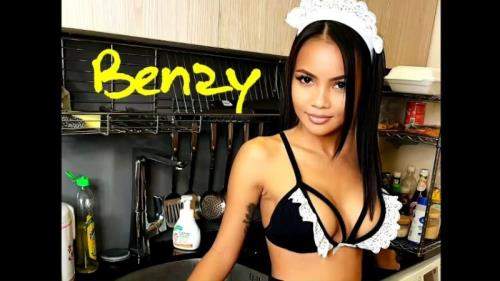 BENZY starring in Asian Maid Fucked in the Kitchen - OnlyFans, ManyVids, ForeignaffairsXXX (FullHD 1080p)