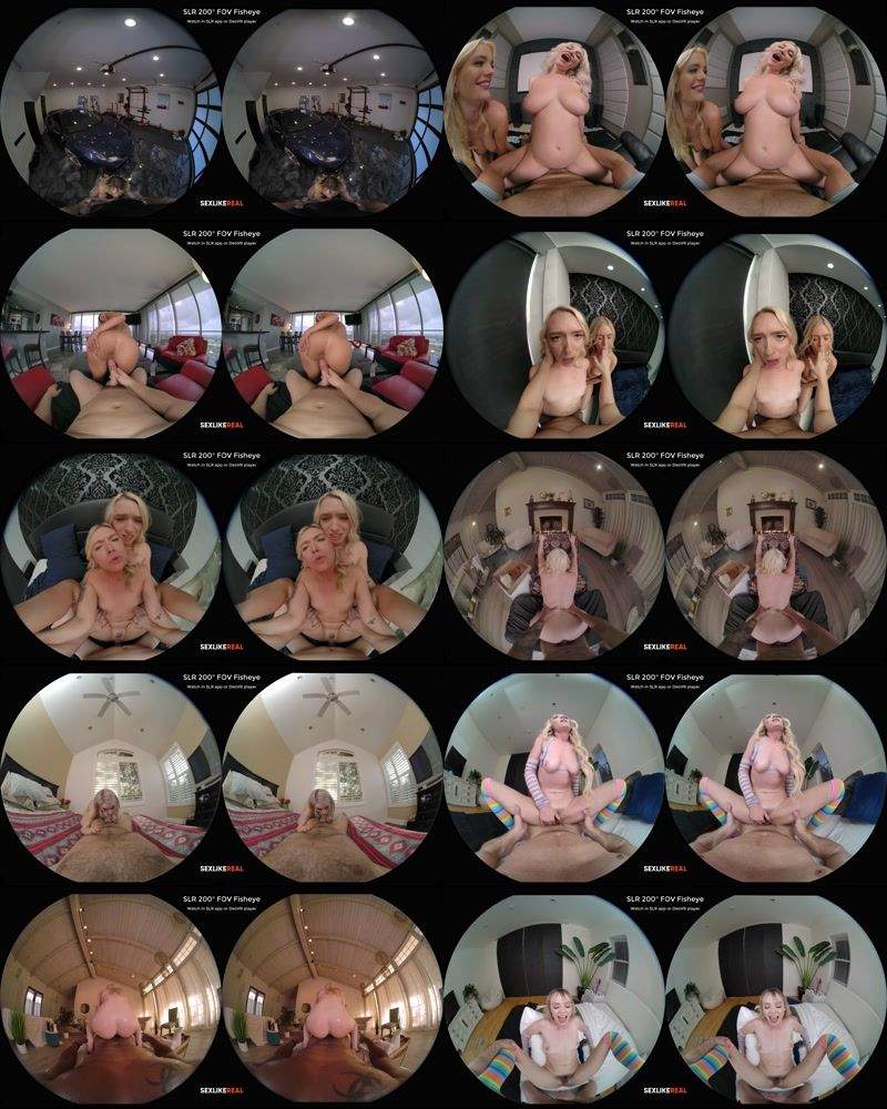 Krissy Knight, Juliette Mint, Ava Sinclaire, Lacy Tate, Scarlett Hampton, Bailey Brooke, Britt Blair, Jessica Starling starring in Blonde On Blonde - A VR PMV - 33137 - Mutiny VR, SLR (UltraHD 4K 2900p / 3D / VR)