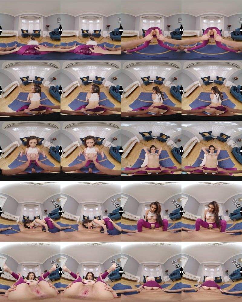 Emily Pink starring in Sexy Latina gets Horny During Yoga Training - YogaVR, SLR (UltraHD 4K 3840p / 3D / VR)