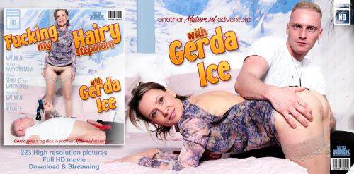 Gerda Ice (54), Martin Spell (24) starring in Toyboy fucking his hairy stepmom Gerda Ice in the bedromm after being caught jerking off - Mature.nl (FullHD 1080p)