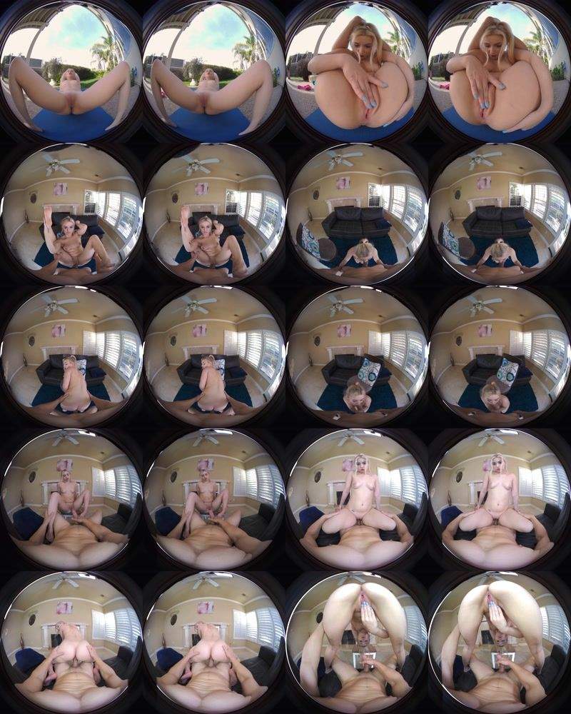 Aria Banks starring in Baby Yoga - Hot Flexible Blonde Sucks and Fucks - 15385 - SLR Originals, SLR (UltraHD 4K 2700p / 3D / VR)