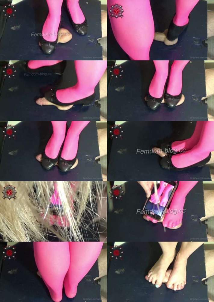 Chunky Ballet Heels and Pink Stockings - Anikas Cock and Ball Trample (FullHD 1080p)