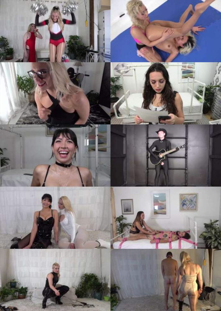 Allie Heart, Lucid Lavender, Mandy Marx, Marisol Price starring in The QCCP Bloopers Special - TeaseAndThankYou (FullHD 1080p)