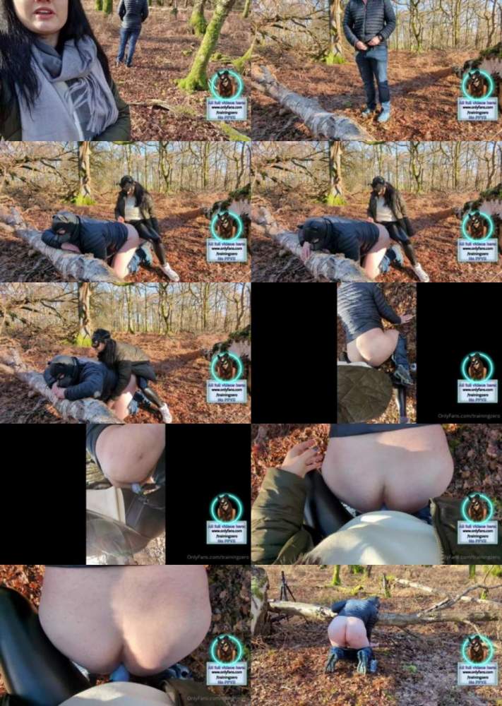 Valentines Day Outdoor Public Woodland Pegging Femdom FLR Mistress Dominatrix Surprise - TrainingZero (HD 720p)