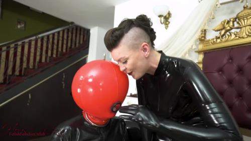 Lady Valeska tests Her inflatable toys gag reflex with Her fingers before fucking him in the mouth with Her big strap-on - HouseOfSinn (FullHD 1080p)