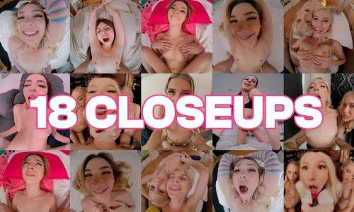 Lilly Bell, Juliette Mint, Krissy Knight, Kylie Quinn, Kylie Rocket, Angel Windell, Jessie Saint, Kiara Cole, Demi Hawks, Molly Little starring in 18+ TOP CHART Sweet 16 Closeups - Private Jet, SLR (UltraHD 4K 2900p / 3D / VR)