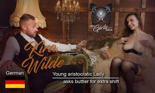 Kira Wilde starring in Young Aristocratic Lady Asks Buttler For Extra Shift - SLR, KinkyGirlsBerlin (UltraHD 4K 4096p / 3D / VR)