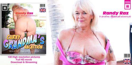 Randy Raz (EU) (66) starring in British Randy Raz is a curvy shaved grandma who loves to masturbate on vacation - Mature.nl (FullHD 1080p)