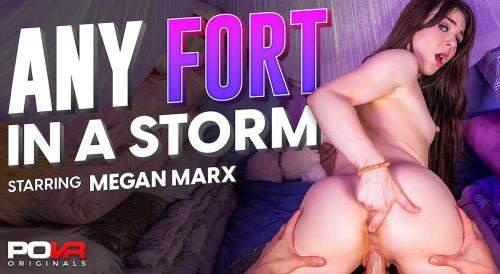 Megan Marx starring in Any Fort In A Storm - POVR Originals, POVR (UltraHD 4K 3600p / 3D / VR)