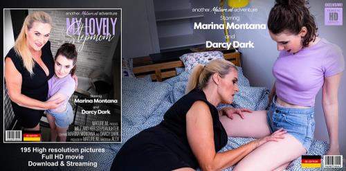 Darcy Dark (19), Marina Montana (EU) (55) starring in 55 year old MILF doing her 19 year old stepdaughter - Mature.nl (FullHD 1080p)