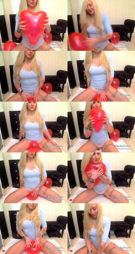 Elouise Please starring in Heart shaped Balloons POP (SD 540p)