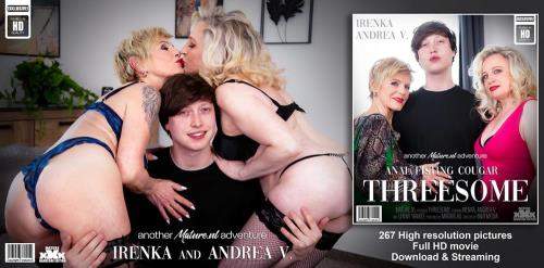 Andrea V (50), Irenka (64), Lenny Yankee (26) starring in Fisting Cougars Irenka and Andrea V. share a toyboy in a horny old and young anal threesome - Mature.nl (FullHD 1080p)