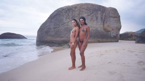 Jasminy Villar, Jessica Azul starring in After party for CARNAVAL Brazil 2024 at the nude beach with a lot of anal sex (Anal, 2on2, ATM, dirty ass, ebony, Monster cocks, public sex, nudism) OB261 - LegalPorno, AnalVids (SD 480p)