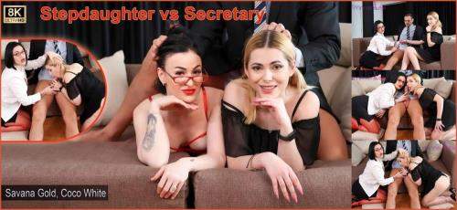 Savana Gold, Coco White starring in Stepdaughter vs Secretary - ImmerSex, SLR (UltraHD 4K 4096p / 3D / VR)