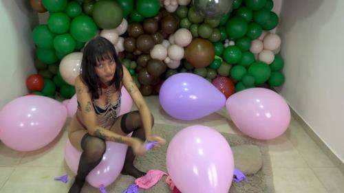 Latin Desires starring in Gothic Destruction Mia s Balloon Demolition (FullHD 1080p)