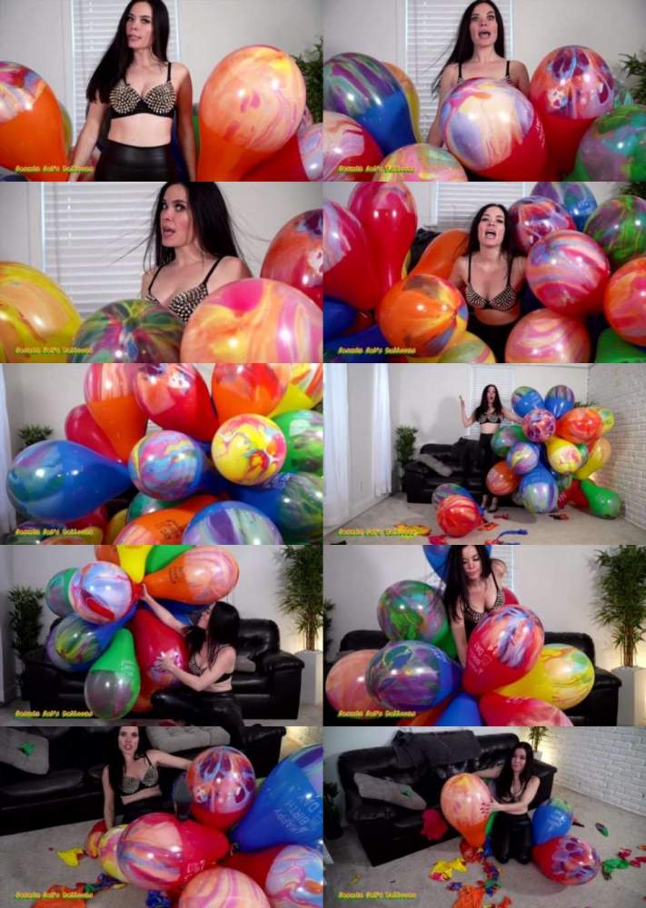 JJ Balloon Inflatables starring in Femdom Mistress Destroys Your Balloons (FullHD 1080p)