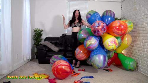 JJ Balloon Inflatables starring in Femdom Mistress Destroys Your Balloons (FullHD 1080p)