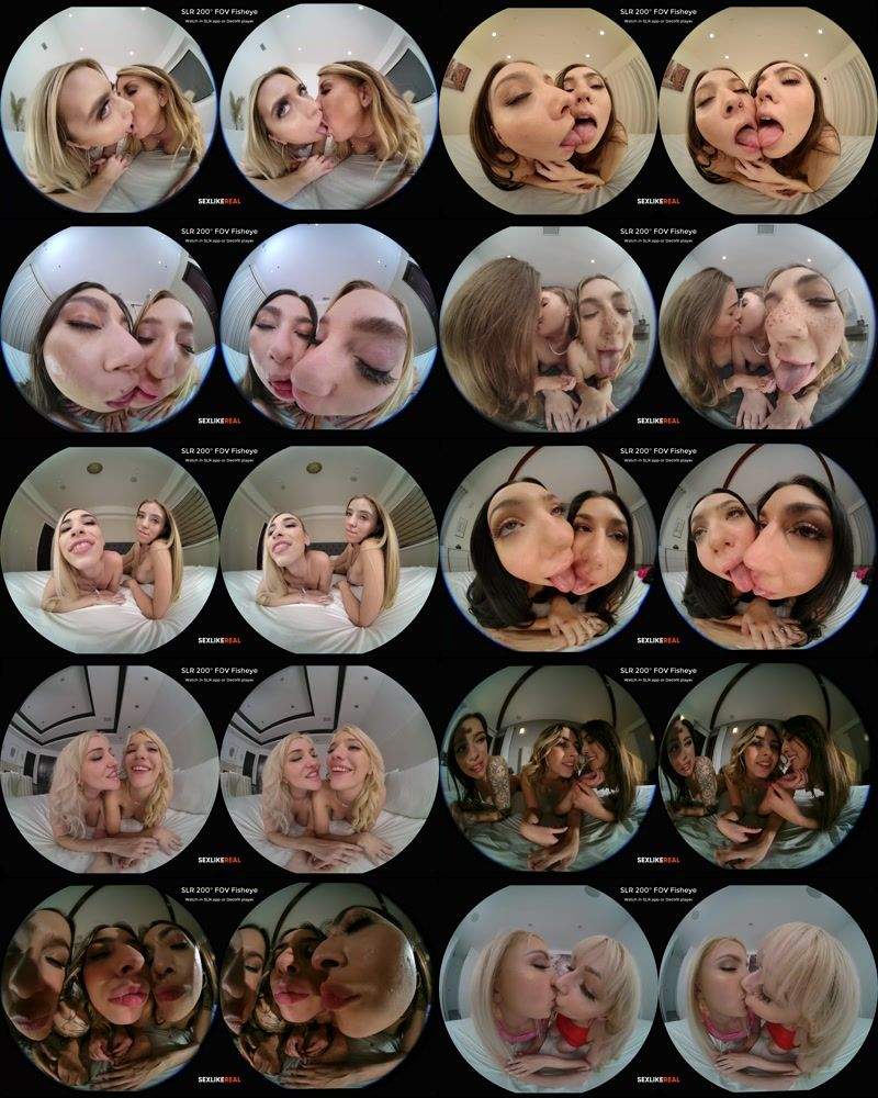 April Olsen, Athena Heart, Blake Blossom, Braylin Bailey, Britt Blair, Chanel Camryn, Delilah Day, Demi Hawks, Freya Parker, Haley Reed, Holly Day, Jasmine Wilde starring in POV Kissing With Multiple Girls - AC VR, SLR (UltraHD 4K 2900p / 3D / VR)