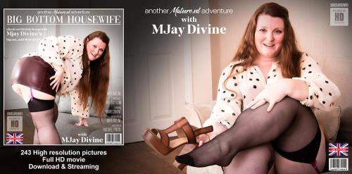 MJay Divine (EU) (35) starring in Masturbating BBW housewife MJay Divine with her big ass is very naughty when she's all by herself - Mature.nl (FullHD 1080p)