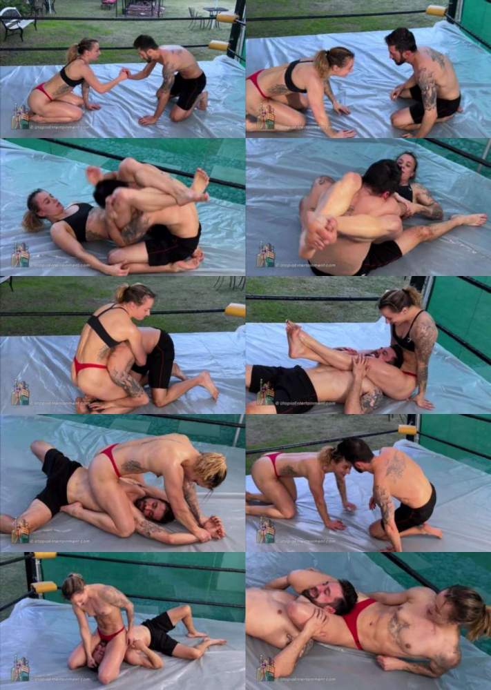 Dominated by ThunderSkye - Topless - UtopiasSexyMixedWrestling (FullHD 1080p)