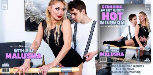 Malusha (51) starring in Hot MILFmom Malusha gets seduced by her sons best friend to a wild hardcore fuck affair - Mature.nl (FullHD 1080p)