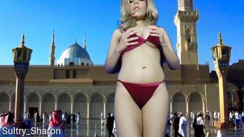 Blonde Princess Sharon starring in I Am Greater Than Islamic God I Am Superior To Islamic God (HD 720p)