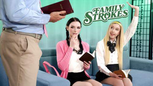 Celestina Blooms, Kallie Taylor starring in Bible Study - FamilyStrokes, TeamSkeet (FullHD 1080p)