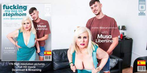 Musa Libertina starring in I'm having hardcore sex with my curvy big breasted stepmom Musa Libertina - Mature.eu, Mature.nl (FullHD 1080p)