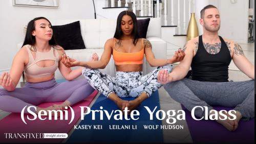 Wolf Hudson, Kasey Kei, Leilani Li starring in (Semi) Private Yoga Class - Transfixed, AdultTime (FullHD 1080p)