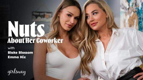 Emma Hix, Blake Blossom starring in Nuts About Her Coworker - GirlsWay (UltraHD 4K 2160p)