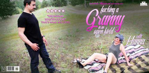 Hanna D (73), Roberto (30) starring in 73 year old grandma Hanna D. seduced a younger stranger to fuck her in an open field - Mature, nl (FullHD 1080p)