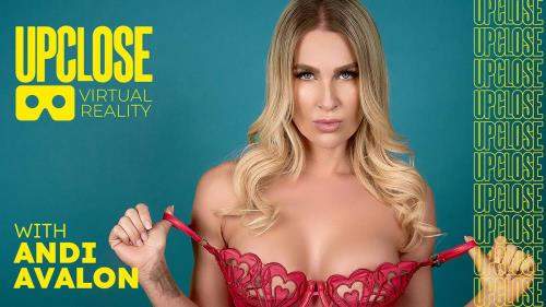 Andi Avalon starring in Up Close VR With Andi Avalon - UpCloseVR, AdultTime (UltraHD 4K 3840p / 3D / VR)