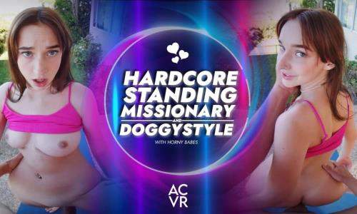 Melanie Marie, Myra Moans, Skyler Storm, Sophia Sterling, Angel Windell, Athena Heart, Molly Little, Madison Wilde, Chanel Camryn starring in Hardcore Standing Missionary & Doggystyle with Horny Babes - AC VR, SLR (UltraHD 4K 2900p / 3D / VR)