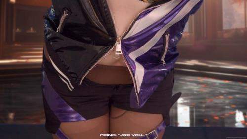 Lana Rain starring in Reina Takes You On / Tekken 8 (FullHD 1080p)