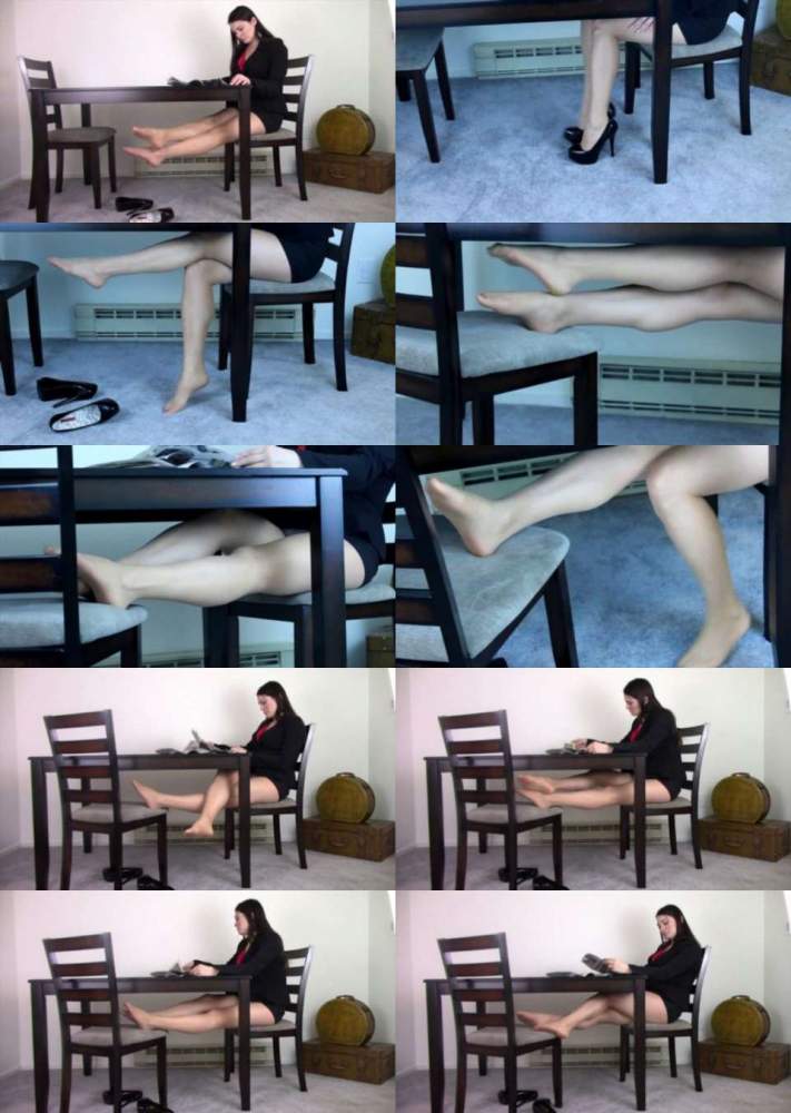 Sole Shows starring in Nylon Feet Under The Table (FullHD 1080p)