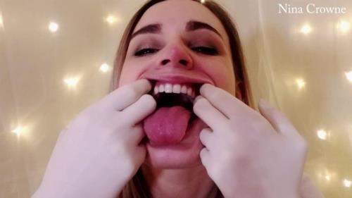 Nina Crowne starring in Surgical Gloves Oral Fixation (HD 720p)