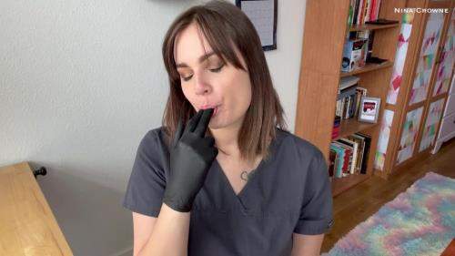 Nina Crowne starring in Sister Nurse Gives Gloved Handjob (FullHD 1080p)