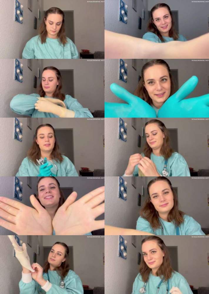 Nina Crowne starring in Gloved Exam (FullHD 1080p)