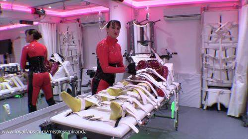 Miss Miranda starring in Tormenting My Red and Yellow Rubber Slave Pt 2 (FullHD 1080p)