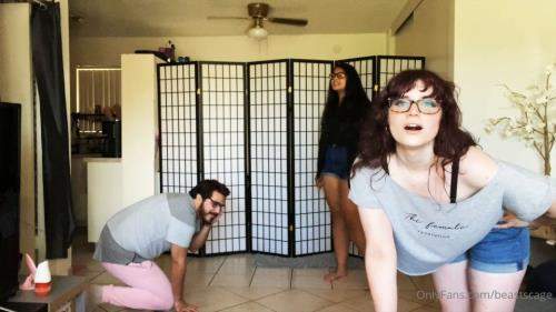 Beastcage Ballbusting starring in Punishing a guy for disobedience (FullHD 1080p)