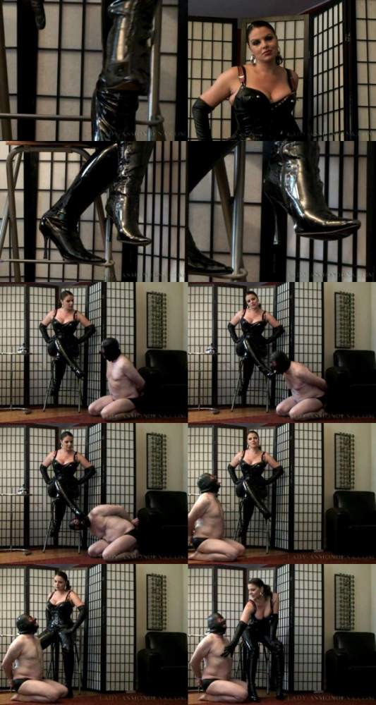 Lady Asmondena starring in Facesitting And Spitting For Payslave 2 (HD 720p)